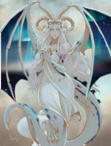 Dragon Goddess Art, Human Monster Hybrid, Dragon Girl Hybrid, Dragon Queen Art, Dragon Human Hybrid, Goddess Pfp, Fae Dragon, Dragon Goddess, Humanoid Dragon