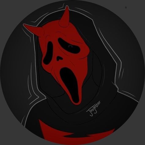 Ghost Face Pfp Aesthetic, Ghost Face Icon, Devil Ghostface, Ghost Face Fanart, Pfp Share, Ghost Face Pfp, Ghost Face Drawing, Ghostface Pfp, Scream Pfp