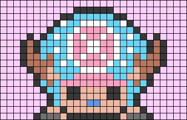 Alpha pattern #162160 | BraceletBook Pixel Art Pattern One Piece, Mha Alpha Pattern, Saiki K Pixel Art, One Piece Grid Pattern, Kirby Alpha Pattern, One Piece Pixel Art Grid, One Piece Alpha Pattern, Franky Super, Anime Alpha Pattern