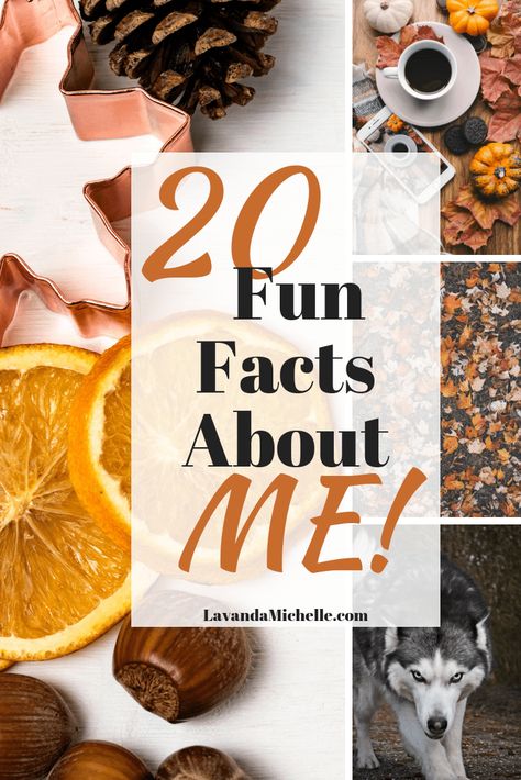 Enjoy these 20 Fun Facts About ME! Fun Facts About Me Ideas, About Me Examples, Fun Facts About Me, Interesting Facts About Me, Facts About Me, Unique Facts, Fun Facts About Yourself, About Me Page, About Me Questions