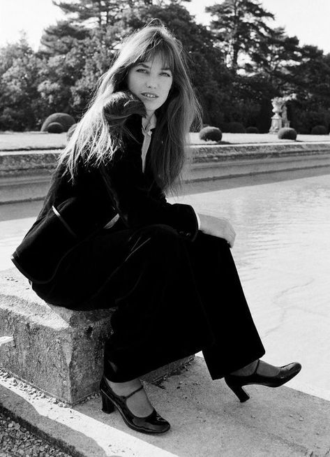 Style Jane Birkin, Jane Birken, Jane Birkin Serge, Jane Birkin Style, Birkin Style, Jean Shrimpton, Francoise Hardy, Handbags Gucci, Serge Gainsbourg