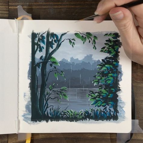 Ruth Wilshaw (@ruthwilshaw) • Instagram photos and videos Ruth Wilshaw, Artistic Painting, Painting Gouache, Sketchbook Drawings, Gouache Art, 수채화 그림, Arte Sketchbook, Art Community, Nature Art Painting