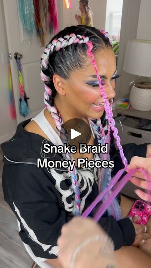 Snake Braid, Rave Braids, Festival Braids, Rave Hair, Festival Hair, Nicki Minaj, Braided Hairstyles, Denver, That Look