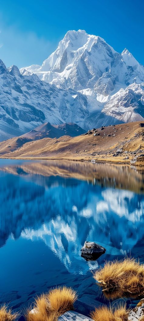 Snowcapped Mountains, Oil Image, National Geographic Photography, Himalayas Mountain, Abstract Iphone Wallpaper, Background Blue, The Himalayas, Cool Wallpapers Art, Beautiful Waterfalls