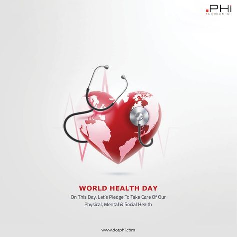 Celebrating World Health Day : 7th April Let's nourish our physical and mental health for healthy living ♥️ Let's build a fairer healthier world for everyone ❤🩺 #WorldHealthDay2021 #WorldHealthDay #HealthDay #HealthDay2021 #healthcare #eathealthy #StayHealthy #healthylifestyle #fitnessgoals #health #healthiswealth #besafe #विश्व_स्वास्थ्य_दिवस #mentalhealth #HealthForAll #healthyliving #7thapril2021 #Dotphi #Dotphiinfosolution #DotphiSolutions #SEOagency #SocialMediaAgency #DigitalMarketing World Health Day Social Media Post, World Hypertension Day Creative Ads, World Health Day Creative Poster, Health Day Creative Ads, World Health Day Creative, World Health Day Creative Ads, World Health Day Poster Design, World Health Day Quotes, World Health Day Poster