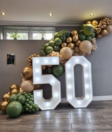 Balloons 50th Birthday, Balloon Arch 50th Birthday, Balloon Surprise, 50th Birthday Party Decorations, Western Birthday Party, 50th Birthday Decorations, Western Birthday, Balloon Installation, Balloon Delivery