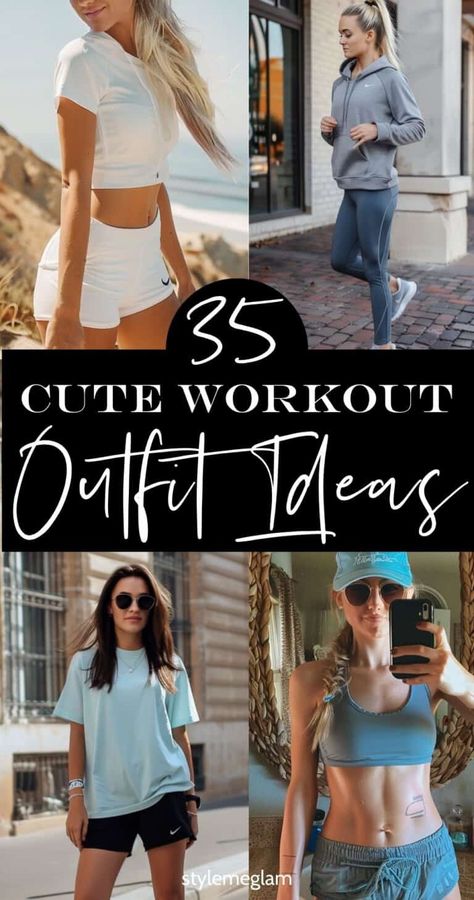 Fitted Activewear For Sports Season And Workout, Best Workout Clothes For Women, College Workout Outfit, Athletic Fit Go-dry Activewear For Workout, Summer Workout Fitted Activewear, Fitted T-shirt For Workout And Sports Season, Casual Go-dry Hoodie For Workout, Gym Outfits Ideas, Trendy Gym Outfits