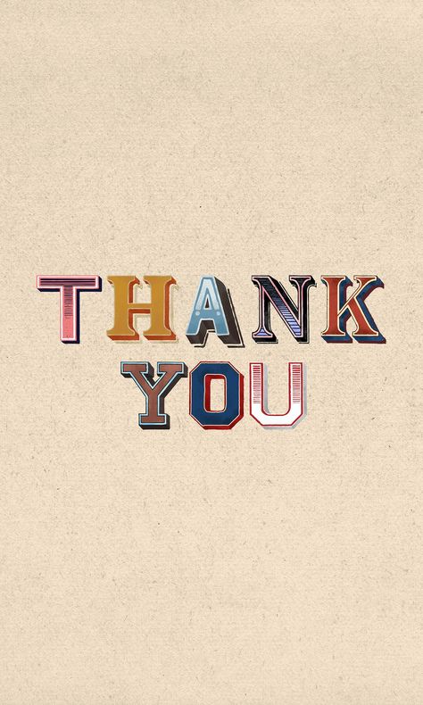 Thank You Aesthetic, Word Typography, Thank You Typography, 3d Font, Free Illustration Images, Tag Ideas, Thanks Card, Calligraphy Fonts, 3d Effect