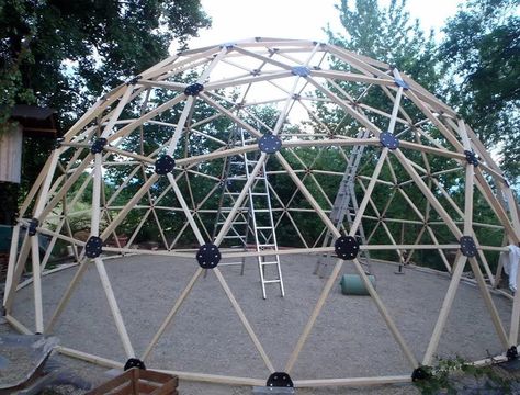 14 Geodesic Dome Greenhouse Ideas - All You Need to Know Geo Dome Greenhouse, Diy Geodesic Dome, Geodesic Dome Greenhouse, Dome Greenhouse, Greenhouse Ideas, Geodesic Dome, Sustainable Lifestyle, Diy Art, Get One