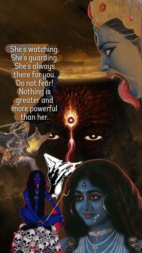 Maa Kali Images, Goddess Quotes, Mother Kali, Kali Ma, Kali Mata, Divine Goddess, Krishna Book, Peace Illustration, Kali Goddess