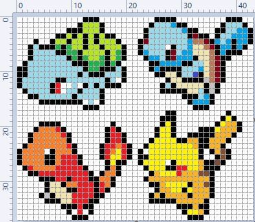 Pixel Art Easy Pokemon, Pixel Drawing Pokemon, Evee Evolution Pixel Art, Crochet Pixel Pattern Pokemon, Minecraft Pokemon Pixel Art, Small Pokemon Pixel Art, Cute Pokemon Pixel Art, Perler Pokemon Pattern, Pokemon Grid Art