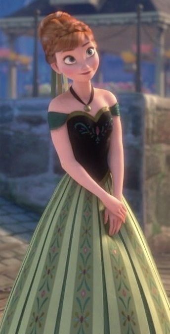 Anna Green Dress, Disney Princess Giselle, Princess Anna Costume, Anna Coronation Dress, Anna Frozen Costume, Princess Anna Frozen, Anna Green, Frozen Images, Frozen Cosplay