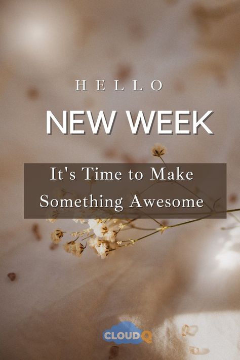 Have An Awesome Week, Start Week, A New Week Quotes, It’s A New Week, New Week Quotes, New Week New Goals, Happy New Week, Good Week, Daily Thoughts