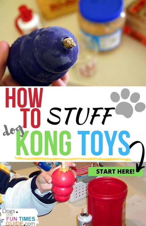 How To Stuff A Kong Toy For Dogs + My Best Kong Stuffing Tips Kong Treats, Kong Stuffing, Pup Treats, Crate Training Dog, Kong Dog Toys, Working Dogs Breeds, Cool Dog Houses, Kong Toys, Diy Dog Toys