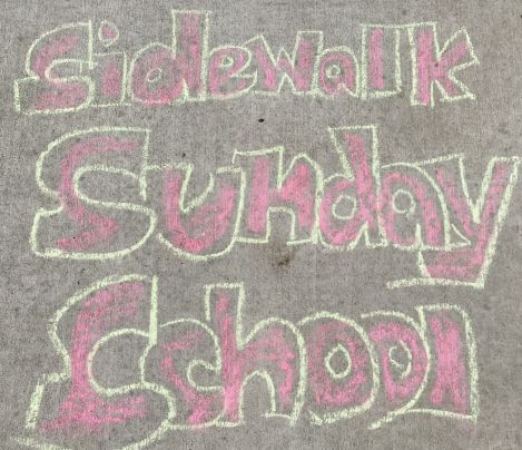 Rally Sunday School Ideas, Teacher Appreciation Chalk Sidewalk, Christian Sidewalk Chalk Art, Teacher Appreciation Chalk The Walk, Side Walk Chalk Obstacles, Chalk Messages Sidewalk School, Outdoor School Activities, School Safety, Bible Object Lessons