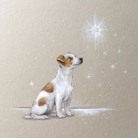 Gallery - Emily Duffin Country Illustrations Christmas Image, Dog Sketch, 강아지 그림, Jack Russel, Dessin Adorable, Arte Animal, Portraits From Photos, Arte Fantasy, Dog Drawing