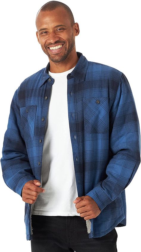 Overshirt Men Outfit, Overshirt Men, Lined Flannel Shirt, Mens Sherpa, Emergency Supplies, Mens Flannel Shirt, Mens Flannel, Flannel Jacket, Long Sleeve Tops Casual