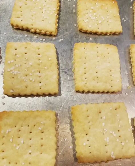 Old Fashioned Soda (Saltine) Crackers – Jeni Gough Homemade Soda Crackers, Ranchero Beans, Drunken Beans, Charro Beans, Soda Crackers, Homemade Soda, Cooking With Beer, Saltine Crackers, Cracker Recipes