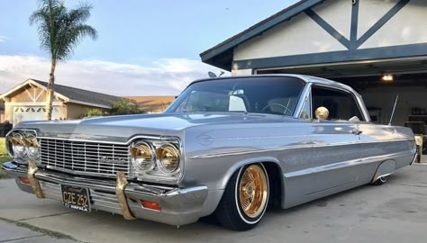 Chevy Impala 1964 Lowrider, Impala 1964 Lowrider, Car Lowrider, 1964 Impala, Cars Poster, Car Obsession, 64 Impala, Old Vintage Cars, La Style