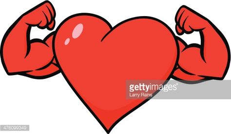 Vector Art : Heart with Strong Arms Strong Arms, Art Heart, Heart Drawing, Free Illustrations, Bodybuilder, Rock Art, Puns, Vector Art, Stock Illustration