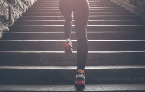 5 Easy Ways To Get Back Into Exercise After Christmas | sheerluxe.com Running Up Stairs, Burn 100 Calories, Healthy Travel, Benefits Of Exercise, Photos Of Women, Heart Health, Lifestyle Changes, Physical Fitness, Health And Wellbeing