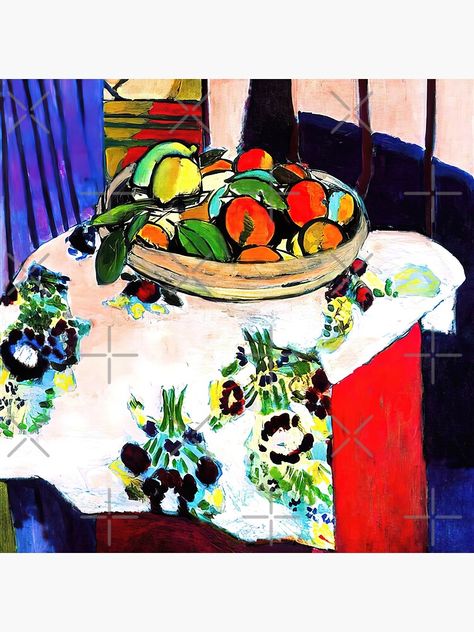 Matisse Still Life, Fine Art Cross Stitch, Matisse Paintings, Still Life Paintings, Orange Painting, Colorful Oil Painting, Life Paintings, Food Painting, Painting Collage