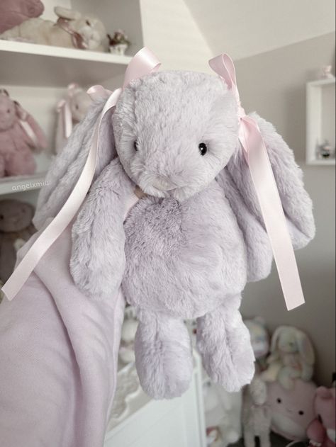 Bashful Bunny, Jellycat Bashful, Bunny Stuffed Animal, A Bunny, Stuffed Animal, Lilac, Ceiling, Purple, Animals