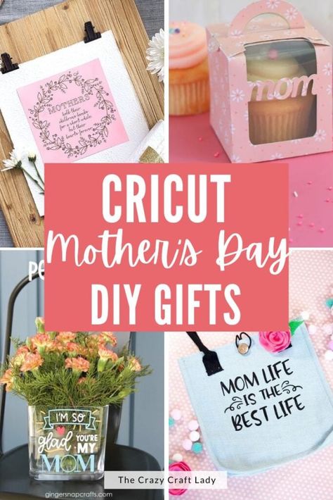 Cricut Mothers Day DIY Gifts Cricut Made Gifts, Mother’s Day Cricut, Diy Mothers Day Gifts From Adults, Cricut Mothers Day Gifts, Mothers Day Diy Gifts, Cricut Mothers Day, Diy Pantry Labels, Mothers Day Diy, Mothers Day Ideas