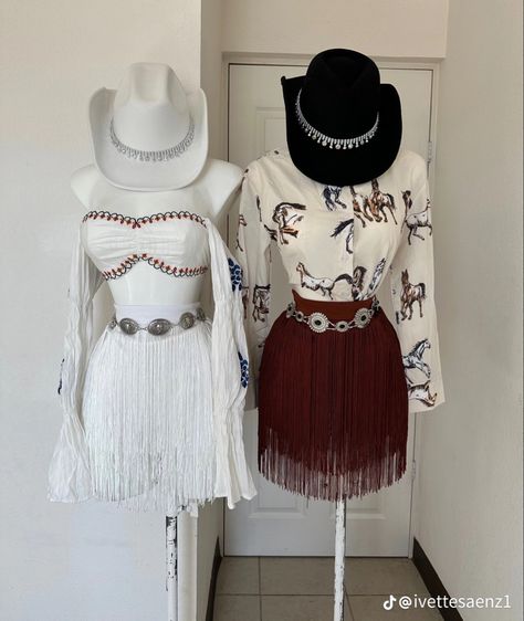 Cute Cowgirl Outfits, Cowgirl Style Outfits, Fest Outfits, Country Style Outfits, Latina Fashion Outfits, Western Wear Outfits, Looks Country, Mexican Outfit, Fasion Outfits