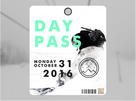 Nashoba Valley - Lift Ticket by Kyle LeBlanc Ski Pass Design, Apres Party, Ski Party, Motto Party, Senior Thesis, Ski Aesthetic, Apres Ski Party, Resort Logo, Menu Designs