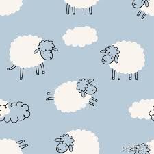 Cute cartoon sheep - vector print. seamless pattern for baby posters for the wall • posters woolly, wool, white | myloview.com Sheep Vector, Cartoon Sheep, Sheep Print, Clip Frame, Baby Posters, Baby Illustration, 자수 ��디자인, Organic Cotton Baby, Kids Corner