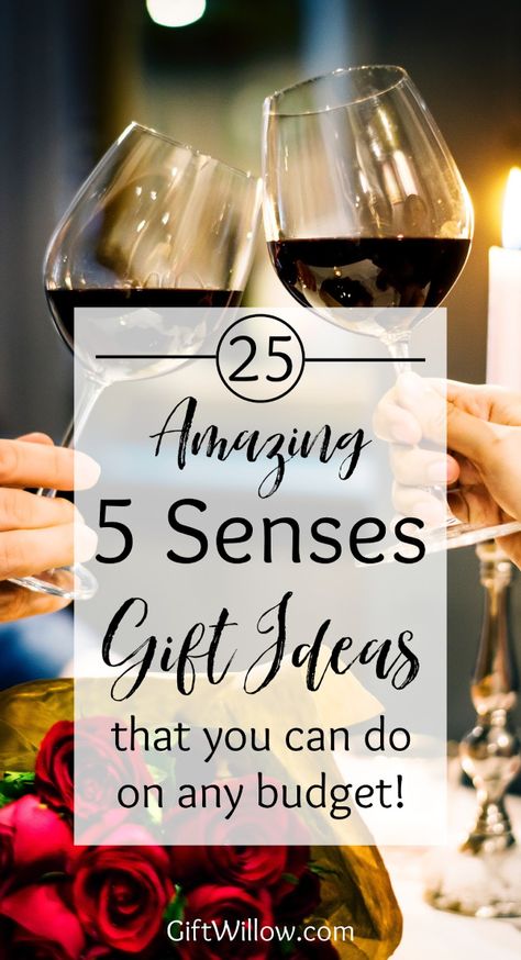 5 Senses Gift For Boyfriend, 5 Senses Gift, Joululahjat Diy, Diy Gifts For Christmas, Romantic Diy Gifts, Thoughtful Gifts For Boyfriend, Five Senses Gift, Husband Ideas, Selamat Hari Valentine