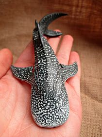 Holly's Creations in Clay: Whale Shark Sculpture Process Whale Shark Cardboard Sculpture, Cardboard Shark Sculpture, Foam Clay Sculpture, Shark Sculpture Clay, Whale Shark Pottery, Whale Shark Ceramic, Ceramic Whale Shark, Whale Shark Paper Mache, Whale Shark Sculpture