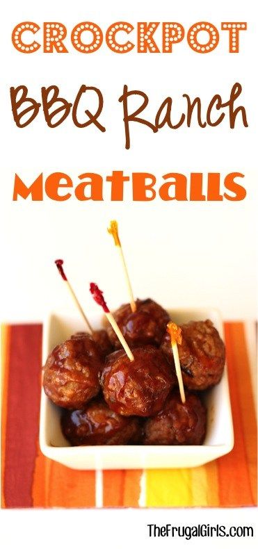 Ranch Meatballs, Bbq Meatballs Crockpot, Frozen Meatball Recipes, Meatballs Crockpot, Meatball Recipes Crockpot, Crockpot Appetizers, Bbq Meatballs, Crock Pot Meatballs, Slow Cooker Meatballs