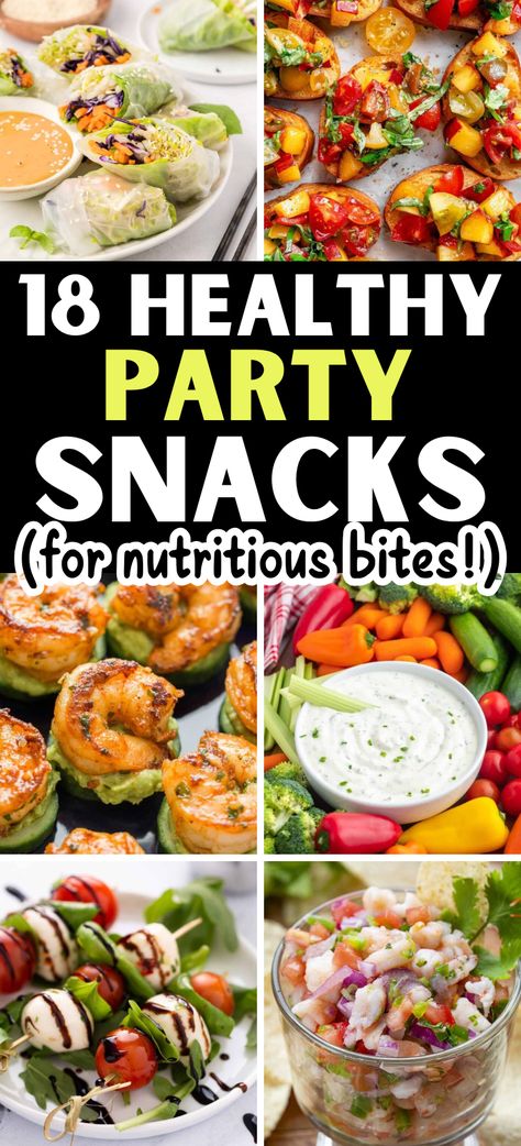 Easy Healthy Appetizers – Looking for easy and healthy snacks for your next party? Find some of the best healthy appetizer recipes that are delicious and fun to eat too! Healthy snacks, healthy finger foods, healthy party foods, healthy appetizers party easy, healthy appetizers recipes, healthy appetizers party finger foods appetizer recipes. Healthy Snacks And Dinners, Healthy Recipes For Party, Healthy Snack Foods For Party, Easy Party Food Healthy, Yummy Healthy Appetizers, Pregnant Appetizers, Light Party Snacks Finger Foods, Finger Foods Fancy, Fancy Finger Foods For Party