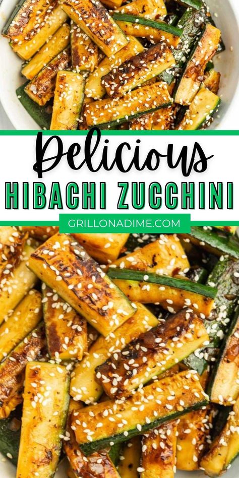 Soy Sauce Zucchini, Hibachi Chicken And Zucchini, Habatchi Zucchini, Low Carb Meals On Blackstone, Hibachi Zucchini And Squash, Black Stone Zucchini, Black Stone Veggies Ideas, Dos Coyotes Recipes, Hibachi Vegetables Air Fryer