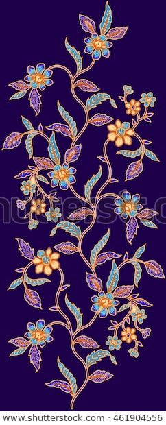 Batik Flower, Corak Batik, Batik Patterns, Model Batik, Motif Bordir, Canvas Bag Diy, Batik Sarong, Background Backdrop, Flower Stock