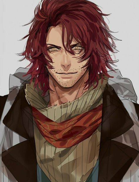 Could be Glorion, but without the facial hair. Dnd Half Elf Male, Half Elf Male, Redhead Characters, Portrait Male, Half Elf, Gaming Anime, Final Fantasy Art, Dungeons And Dragons Characters, Final Fantasy Xv