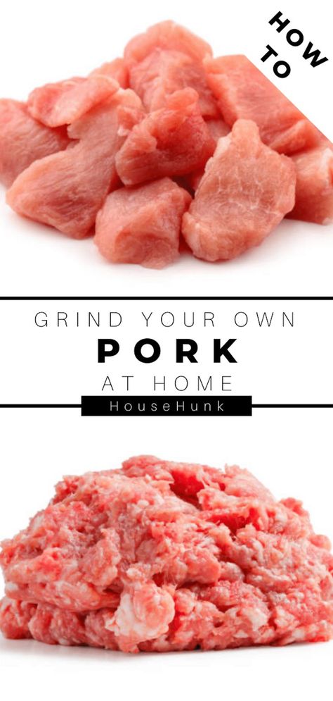 Freshly ground pork can elevate your favorite recipes to a whole new level of deliciousness! With this easy-to-follow guide, learn how to grind pork at home without a grinder using common kitchen tools. Discover the best cuts of pork to use, how to prep and grind the meat, and get tips on storing and seasoning your homemade ground pork. Perfect for creating mouth-watering pork dishes, such as juicy burgers, savory meatballs, and flavorful tacos! Meat Grinder Recipes, Pork Loun, Grinder Recipes, Grinding Meat, Pork Burgers Recipes, Ground Sausage Recipes, Pork Sausage Recipes, Processor Recipes, Savory Meatballs