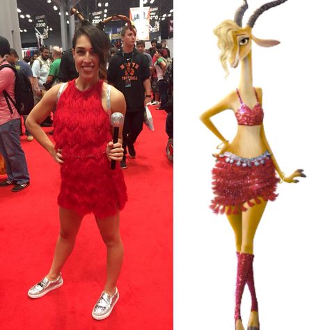 Gazelle (Zootopia) costume cosplay at New York Comic Con NYCC Gazelle Zootopia Costume, Gazelle Costume, Gazelle Zootopia, Zootopia Costume, Disney Bounding, Costume Cosplay, Zootopia, Halloween Costume, Flapper Dress