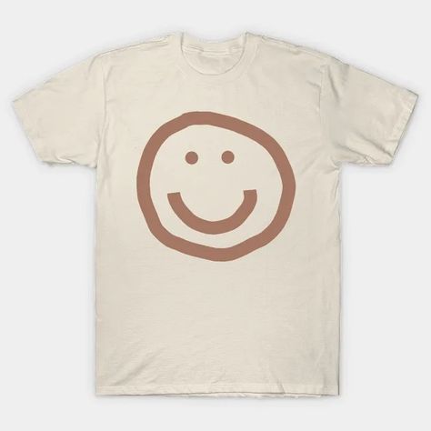 Mocha Mousse Smiley Face Pantone Color of the Year 2025 - Smiley Face - T-Shirt | TeePublic Smiley Face Tshirt, Matt Leblanc, Mocha Mousse, Year Of The Rat, Pantone Color Of The Year, Valentine Hearts, Year Of The Dragon, Bernie Sanders, Color Of The Year