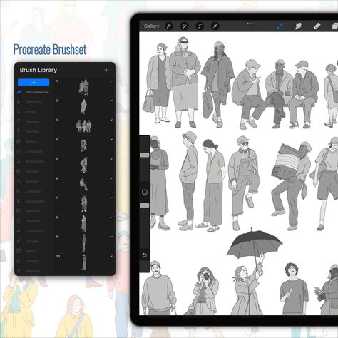 Comic People, Procreate Comic, Illustrations Procreate, Create Your Own Comic, Free Procreate Brushes, Best Procreate Brushes, Free Brushes, Illustrator Brushes, Free Procreate
