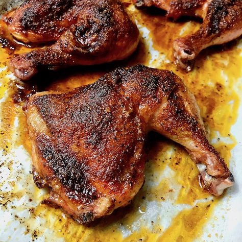 Baked Bbq Chicken Legs, Roasted Chicken Leg Quarters, Chicken Quarter Recipes, Chicken Leg Quarter Recipes, Roasted Chicken Legs, Bbq Chicken Legs, Chicken Breast Crockpot Recipes, Boiled Chicken Breast, Leg Quarters