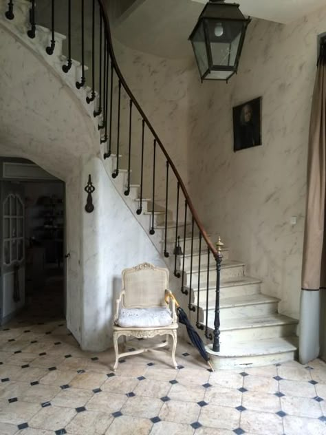 French Country Rug, My French Country Home, Stair Case, French Country Home, French Home, Country Decorating, French Chateau, French Interior, Country Style Homes