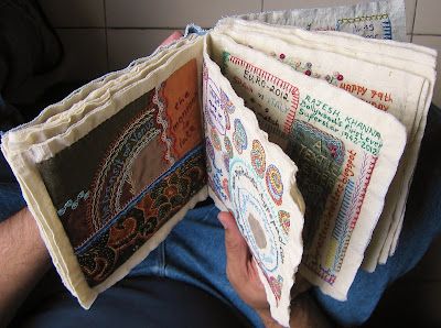 Million Little Stitches: The Crazy Quilt Journal Textile Book, Quilt Journal, Fabric Journal, Crazy Quilt Stitches, Fabric Books, Cereal Boxes, Creative Textiles, Embroidery Sampler, Crazy Patchwork