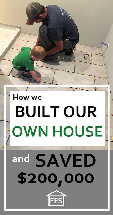 $200,000!!! How we built our own house and saved a ton of money. How to general contract and owner build Deck Building, Home Building Tips, Build Your Own House, House Construction, Own House, Home Buying Tips, House Diy, Diy House, Building A New Home