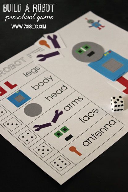 seven thirty three - - - a creative blog: Build A Robot Preschool Game Robot Preschool, Robots Preschool, Games Preschool, Build A Robot, Robot Game, Robot Theme, Preschool Teachers, Cloud Dough, Inventors