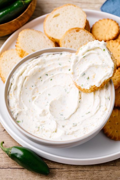 Jalapeno Cream Cheese, Jalapeno Jelly, Cream Cheese Spread, Bread Soup, Bacon Wrapped Jalapenos, Jalapeno Recipes, Low Fat Cheese, Biscuit Bread, Cheese Spread