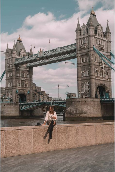 London Instagram Pictures, London Photo Ideas, Best Places In London, Photoshoot London, London Photoshoot, England Aesthetic, London Dreams, London Vacation, Bridge Photography