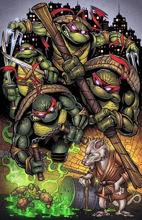 Ninja Turtles Pictures, Teenage Mutant Ninja Turtles Artwork, Teenage Mutant Ninja Turtles Art, Ninja Turtles Artwork, Tmnt Artwork, Teenage Ninja, Teenage Ninja Turtles, Tmnt Art, Ninja Turtles Art